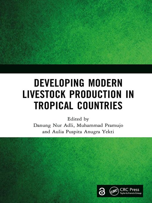 תמונה של  Developing Modern Livestock Production in Tropical Countries